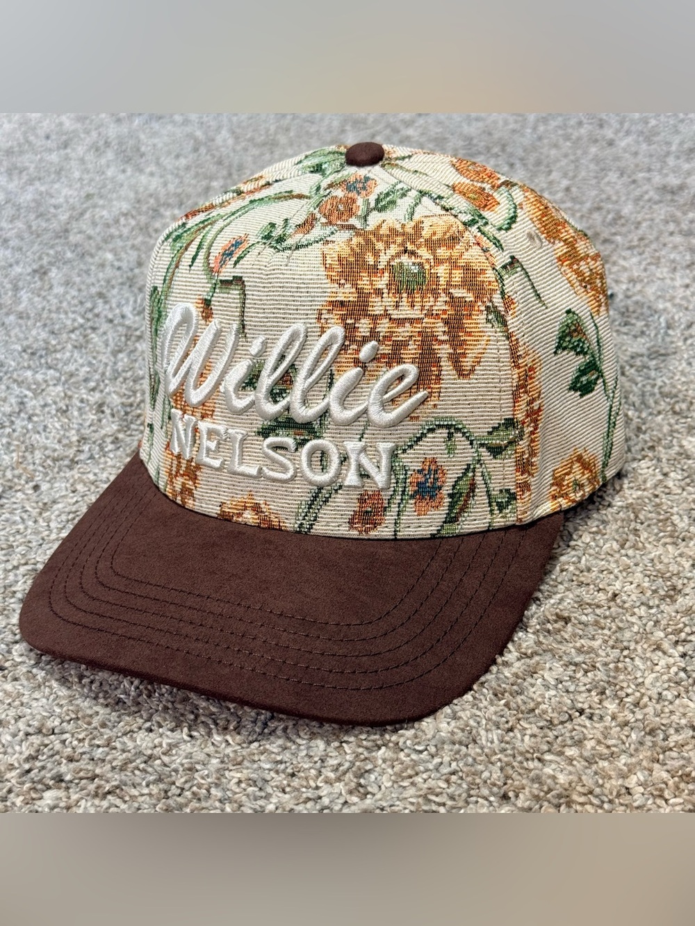 New American Needle Willie Nelson Jacquard Snapback Hat